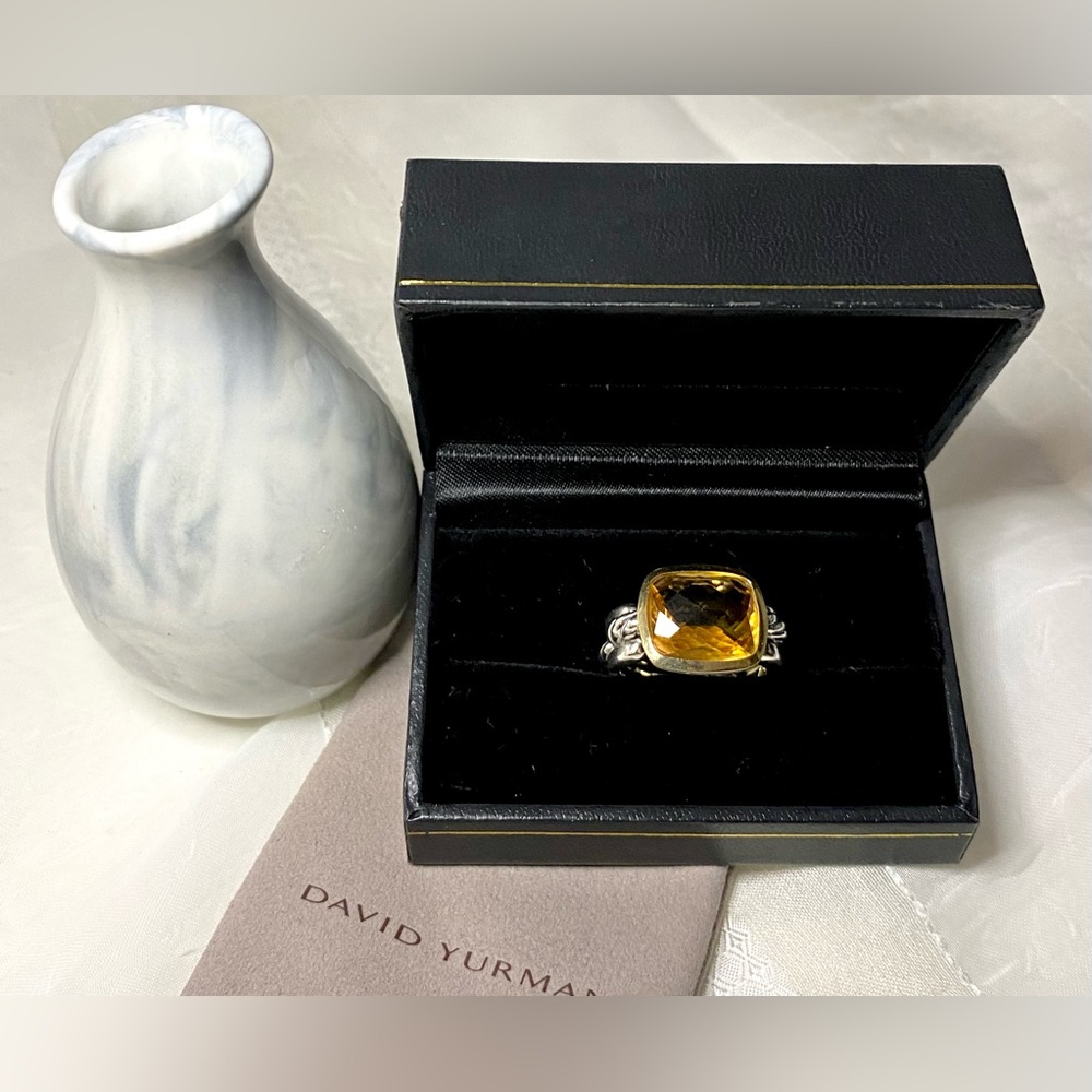 David Yurman Limited Edition Citrine Wheaton Ring - Picture 5 of 16